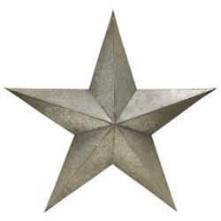 Galvanized Barn Star - 24" Online