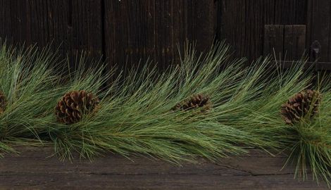 Buy Fine Woodsy Needle Pine Garland, 5 ft. Online