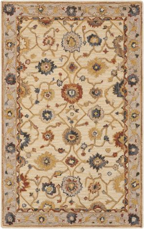 Artemis AES-2306 Taupe, Dark Brown Hand Tufted Traditional Area Rugs By Surya