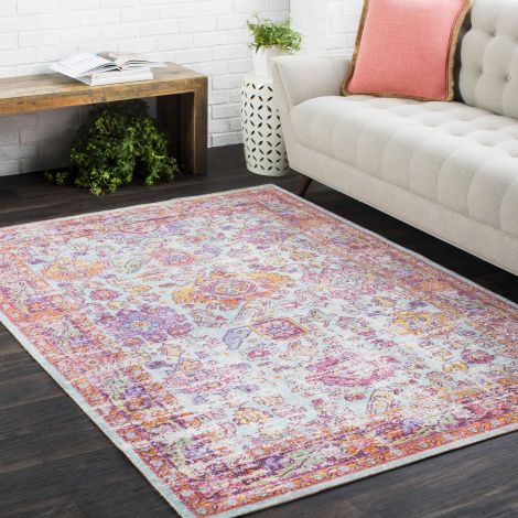 Antioch AIC-2314 Multi Color Machine Woven Traditional Area Rugs By Surya