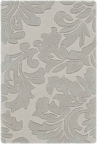 Athena ATH-5073 Medium Gray, Cream Hand Tufted Traditional Area Rugs By Surya
