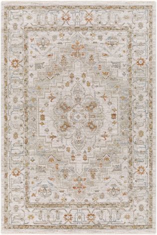 Avant Garde AVT-2313 Sage, Olive Machine Woven Traditional Area Rugs By Surya
