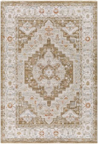 Avant Garde AVT-2315 Olive, Sage Machine Woven Traditional Area Rugs By Surya