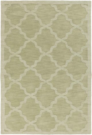 Central Park AWHP-4016 Grass Green Hand Loomed Modern Area Rugs By Surya