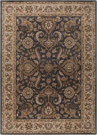 Middleton AWHY-2063 Denim, Tan Hand Tufted Traditional Area Rugs By Surya