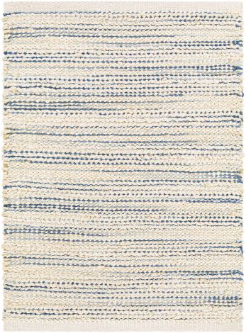 Bali BAL-2303 Navy, Denim Hand Woven Cottage Area Rugs By Surya