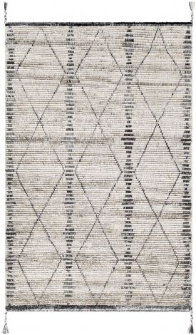 Birch BHC-2302 Khaki, Cream Hand Knotted Global Area Rugs By Surya
