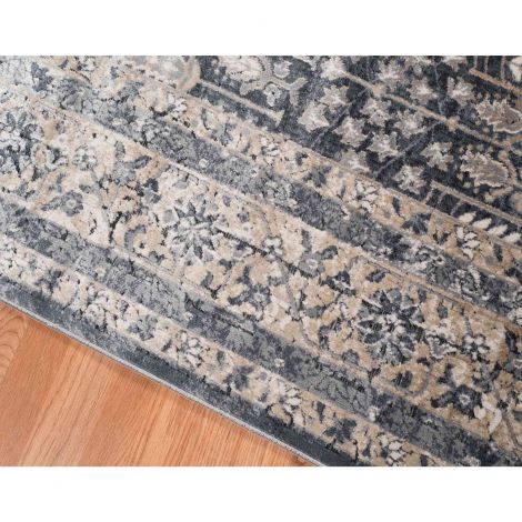 Belmont Cruces Graphite Chenille Blend Area Rugs By Amer.