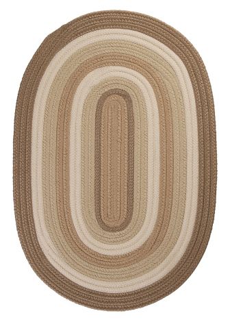 Brooklyn BN89 Natural Industrial, Indoor - Outdoor Braided Area Rug by Colonial Mills
