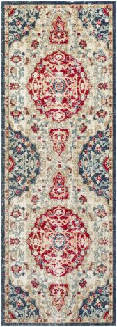 Bohemian BOM-2310 Multi Color Machine Woven Traditional Area Rugs By Surya