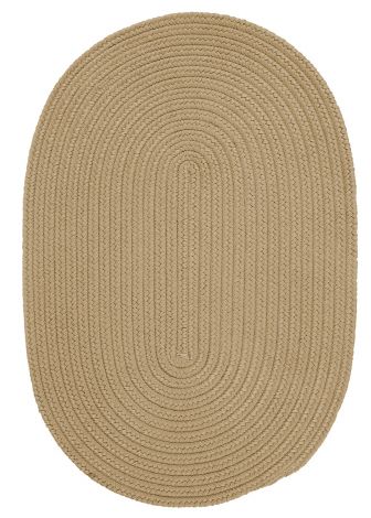 Boca Raton BR33 Cuban Sand Casual, Indoor - Outdoor Braided Area Rug by Colonial Mills