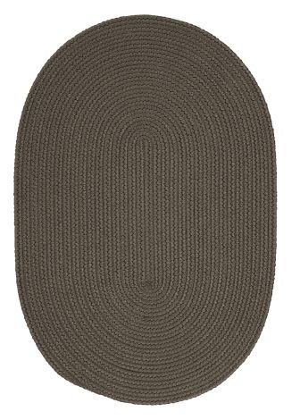 Boca Raton BR41 Gray Casual, Indoor - Outdoor Braided Area Rug by Colonial Mills