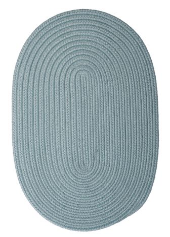 Boca Raton BR54 Federal Blue Casual, Indoor - Outdoor Braided Area Rug by Colonial Mills