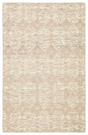 Jaipur Living Dentelle Hand-Knotted Geometric Beige Gold Area Rugs 