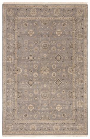 Jaipur Living Riverton Hand-Knotted Medallion Gray Tan Area Rugs 