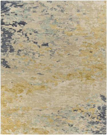 Biscayne BSY-2311 Tan, Mustard Hand Knotted Modern Area Rugs By Surya