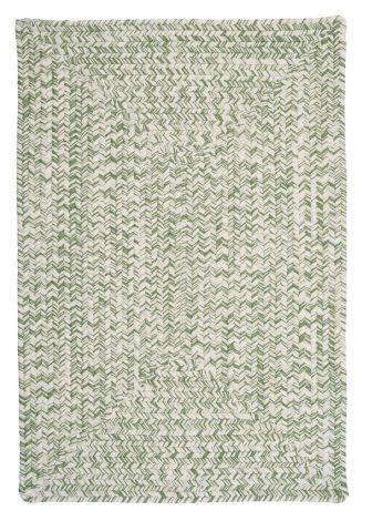 Catalina CA69 Greenery Rustic Farmhouse, Indoor - Outdoor Braided Area Rug by Colonial Mills