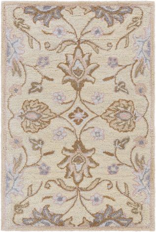 Caesar CAE-1109 Cream, Camel Hand Tufted Traditional Area Rugs By Surya