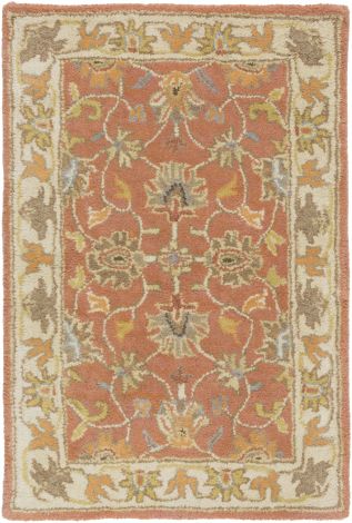 Caesar CAE-1124 Camel, Moss Hand Tufted Traditional Area Rugs By Surya