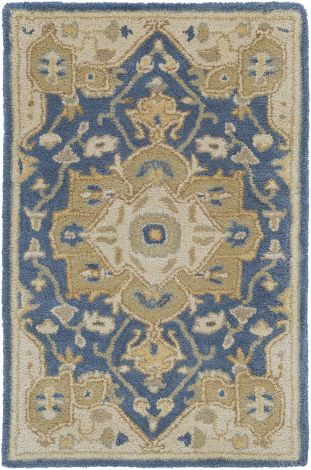Caesar CAE-1145 Navy, Ivory Hand Tufted Traditional Area Rugs By Surya