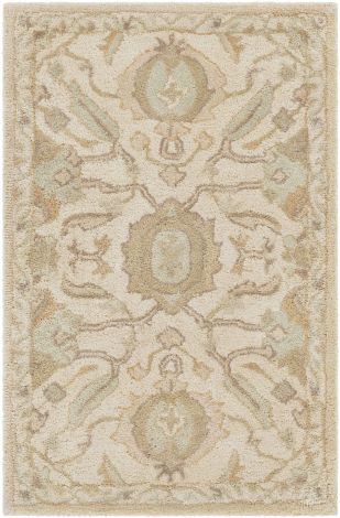 Caesar CAE-1166 Beige, Tan Hand Tufted Traditional Area Rugs By Surya
