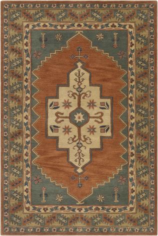 Caesar CAE-1221 Multi Color Hand Tufted Traditional Area Rugs By Surya