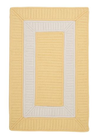 Rope Walk CB90 Yellow Coastal, Indoor - Outdoor Braided Area Rug by Colonial Mills