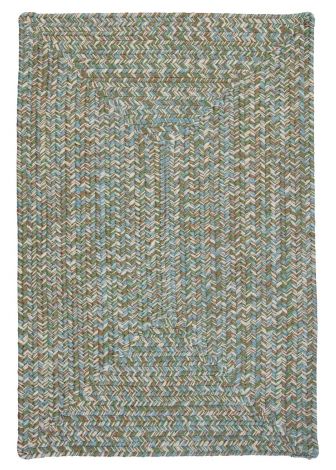 Corsica CC59 Seagrass Rustic Farmhouse, Indoor - Outdoor Braided Area Rug by Colonial Mills