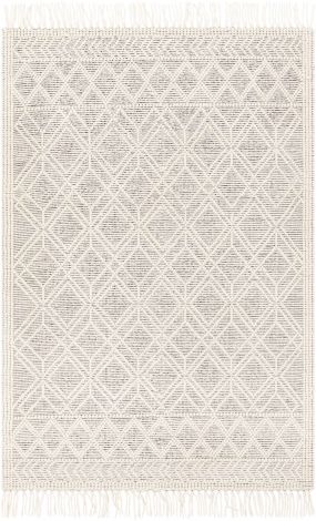 Casa DeCampo CDC-2301 Ivory, Black Hand Woven Cottage Area Rugs By Surya