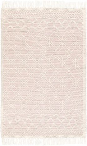 Casa DeCampo CDC-2303 Ivory, Bright Pink Hand Woven Cottage Area Rugs By Surya