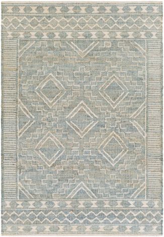 Cadence CEC-2302 Sage, Cream Hand Woven Global Area Rugs By Surya