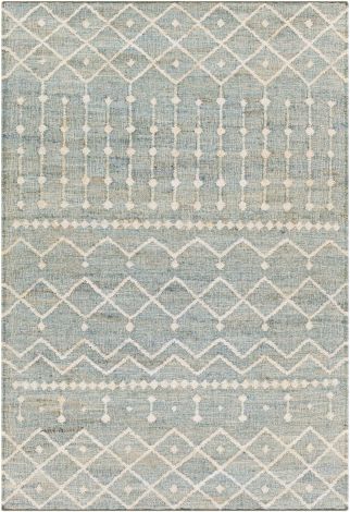 Cadence CEC-2305 Sage, Cream Hand Woven Global Area Rugs By Surya