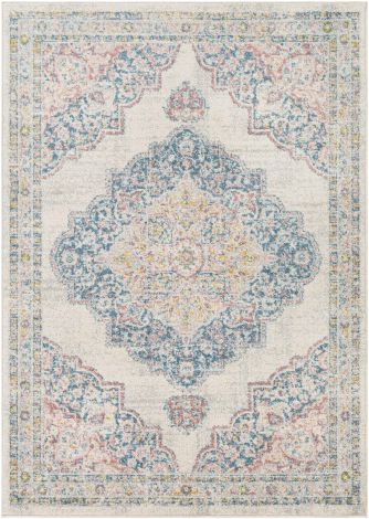 Chester CHE-2365 Ivory, Medium Gray Machine Woven Traditional Area Rugs By Surya
