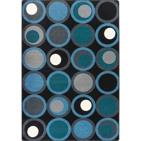 Kid Essentials Circle Back-Sapphire Machine Tufted Area Rugs By Joy Carpets