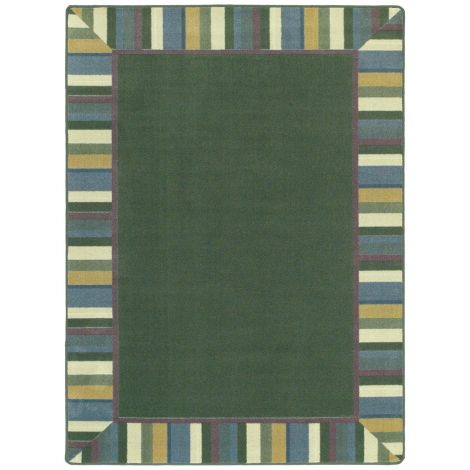 Kid Essentials Clean Green-Soft Machine Tufted Area Rugs By Joy Carpets