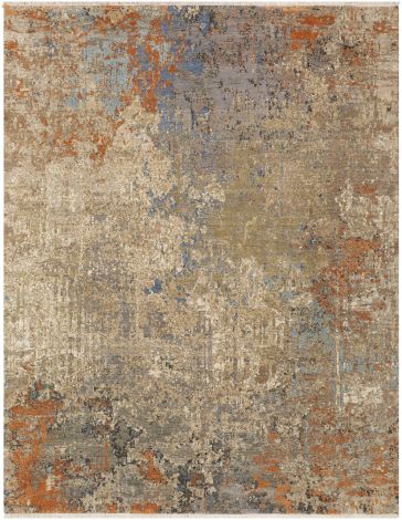Colaba COA-2003 Olive, Wheat Hand Knotted Modern Area Rugs By Surya