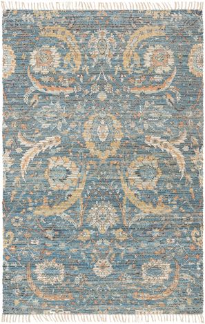 Coventry COV-2306 Sky Blue, White Hand Woven Global Area Rugs By Surya