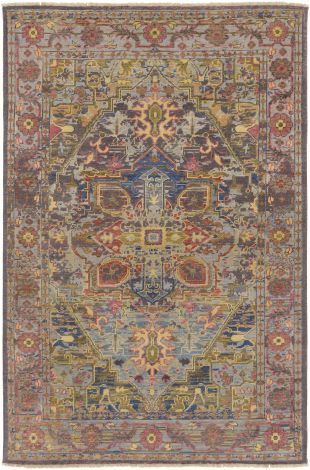Cappadocia CPP-5022 Sage, Bright Purple Hand Knotted Traditional Area Rugs By Surya