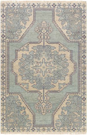 Cappadocia CPP-5031 Sage, Navy Hand Knotted Traditional Area Rugs By Surya