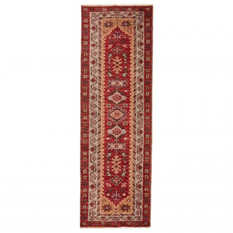 Jaipur Living Kyrie Hand-Knotted Floral Red Yellow Runner Rugs 