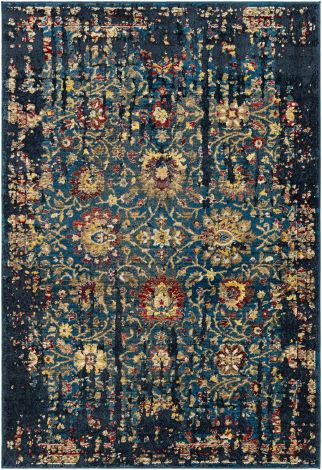 Crafty CRT-2322 Multi Color Machine Woven Traditional Area Rugs By Surya