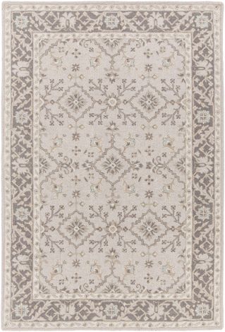 Castille CTL-2000 Taupe, Charcoal Hand Tufted Traditional Area Rugs By Surya