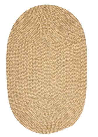 Softex Check CX13 Pale Banana Check Baby - Kids - Teen, Chenille Braided Area Rug by Colonial Mills
