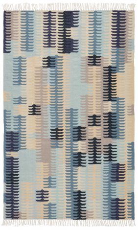 Jaipur Living Carver Indoor Outdoor Abstract Blue Gray Area Rugs 