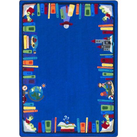 Kid Essentials Discovery Books-Multi Machine Tufted Area Rugs By Joy Carpets