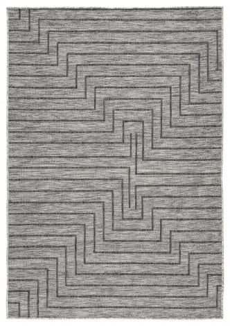 Nikki Chu By Jaipur Living Xantho Indoor Outdoor Geometric Gray Area Rugs 