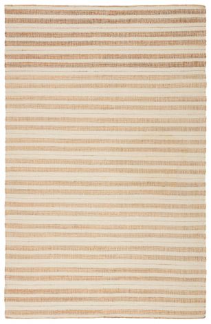 Jaipur Living Rey Natural  Striped Tan Ivory Area Rugs 