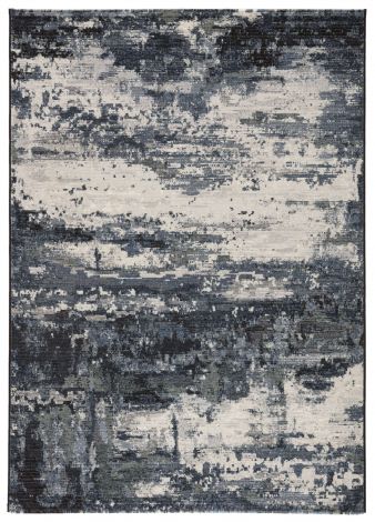 Jaipur Living Buxton Abstract Blue Light Gray Area Rugs 