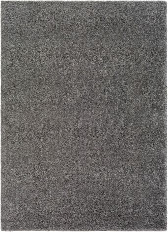 Deluxe Shag DXS-2303 Charcoal Machine Woven Modern Area Rugs By Surya