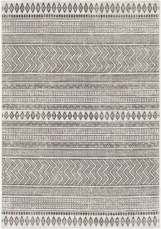 Eagean EAG-2345 Black, White Machine Woven Global Area Rugs By Surya